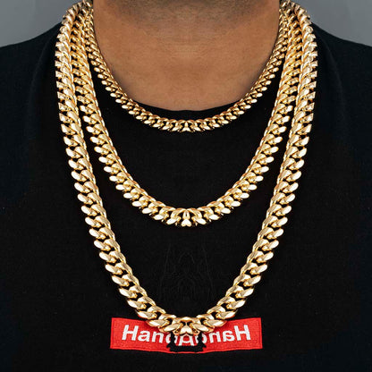 Homoxa 16mm Stainless Steel Cuban Link Chain