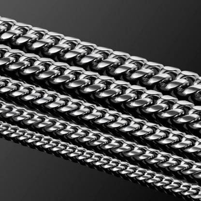 Homoxa 16mm Stainless Steel Cuban Link Chain