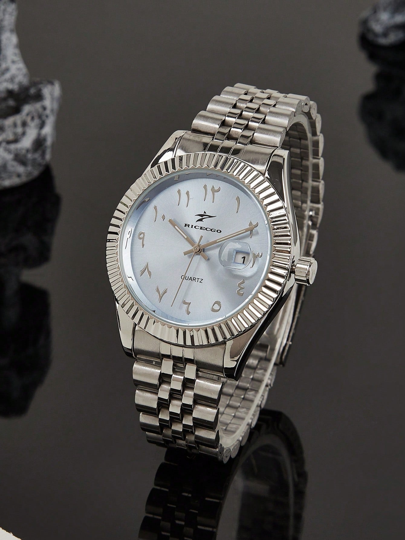 Arabic Azure Watch - Classic Blue Dial