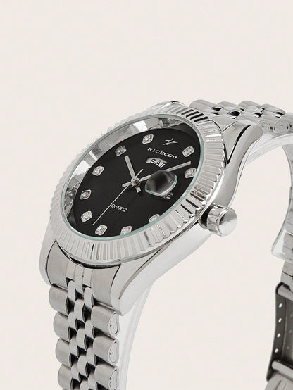 Diamond Date Watch - Midnight Sparkle