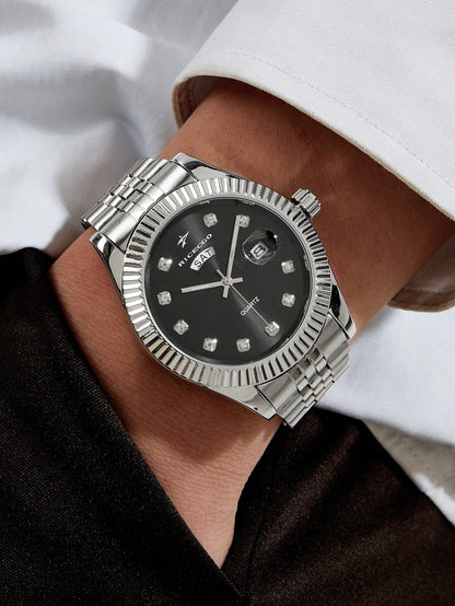 Diamond Date Watch - Midnight Sparkle